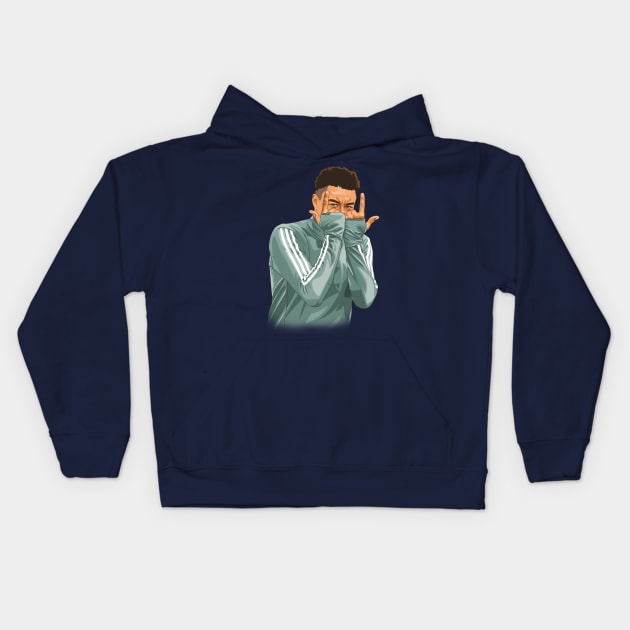 Jesse Lingard Kids Hoodie by Ades_194